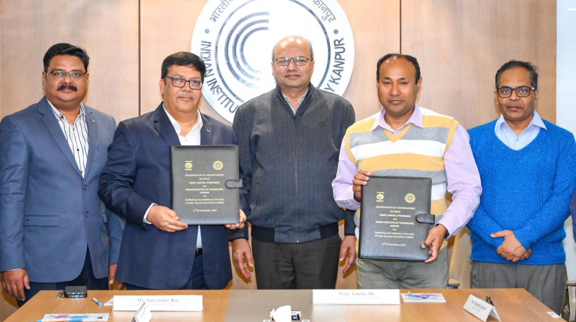 NMDC Signs MoU With IIT Kanpur